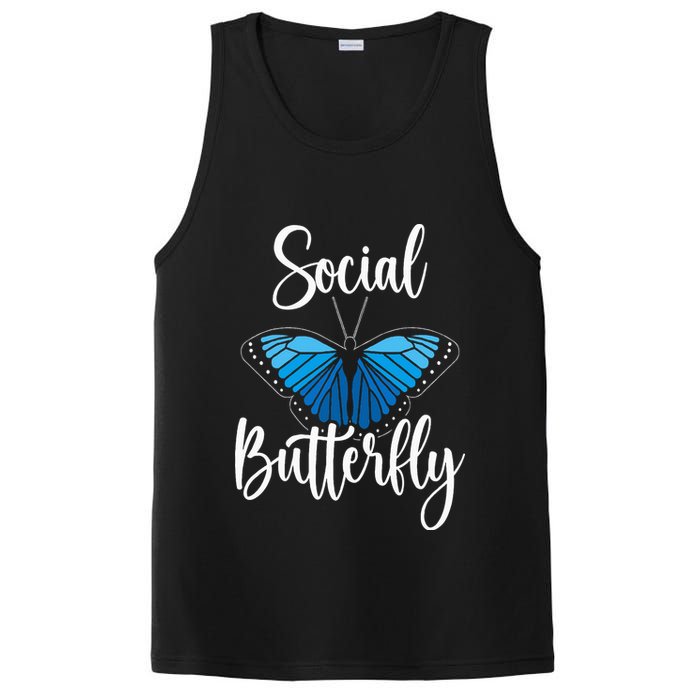 Social Butterfly Behavior Extroverted Extrovert PosiCharge Competitor Tank