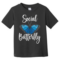 Social Butterfly Behavior Extroverted Extrovert Toddler T-Shirt
