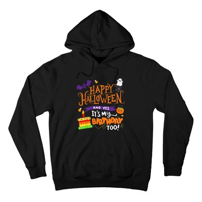 Spooky Birthday Bash Celebrating Halloween and My Special Day Hoodie