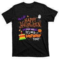 Spooky Birthday Bash Celebrating Halloween and My Special Day T-Shirt