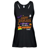 Spooky Birthday Bash Celebrating Halloween and My Special Day Ladies Essential Flowy Tank