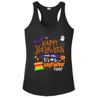 Spooky Birthday Bash Celebrating Halloween and My Special Day Ladies PosiCharge Competitor Racerback Tank