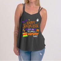 Spooky Birthday Bash Celebrating Halloween and My Special Day Women's Strappy Tank