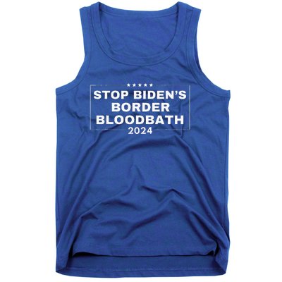 Stop BidenS Border Bloodbath Tank Top