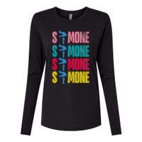 Simone Balance Beam Womens Cotton Relaxed Long Sleeve T-Shirt