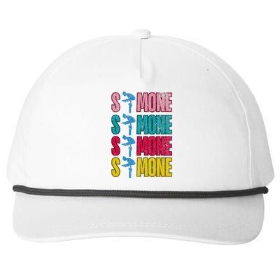 Simone Balance Beam Snapback Five-Panel Rope Hat