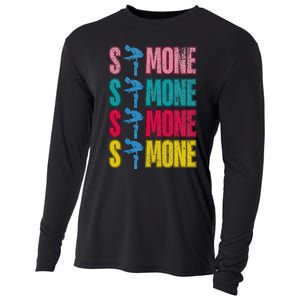 Simone Balance Beam Cooling Performance Long Sleeve Crew