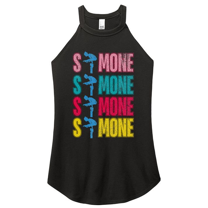 Simone Balance Beam Women's Perfect Tri Rocker Tank