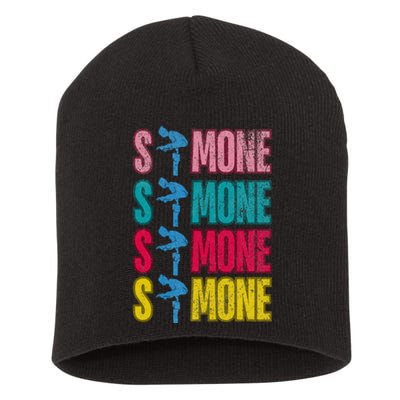 Simone Balance Beam Short Acrylic Beanie