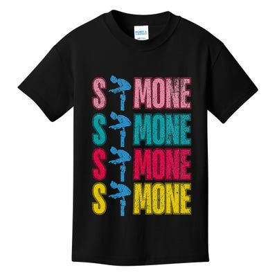 Simone Balance Beam Kids T-Shirt