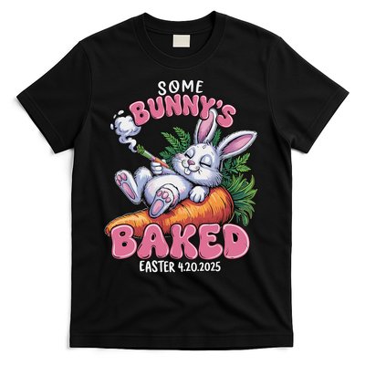 Some Bunny's Baked Easter 420 Weed Smoking Rabbit Cannabis  T-Shirt