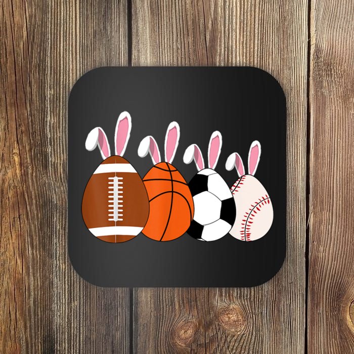 Soccer Basketball Baseball Football Sports Easter Rabbits Coaster