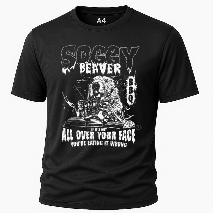 Soggy Beaver Bbq If ItS Not All Over Your Face Performance Shirt