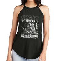 Soggy Beaver Bbq If ItS Not All Over Your Face Women's Perfect Tri Rocker Tank