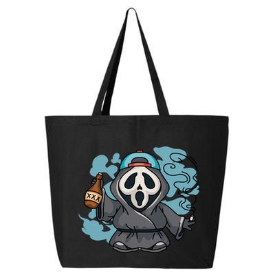Skeleton Beer Cigar Funny Halloween 25L Jumbo Tote