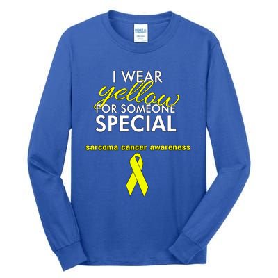 Survivor Bone Cancer Sarcoma Cancer Awareness Gift Tall Long Sleeve T-Shirt