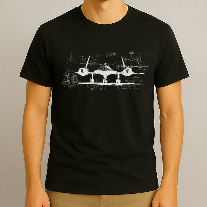 SR71 Blackbird Cold War Recon Plane T-Shirt