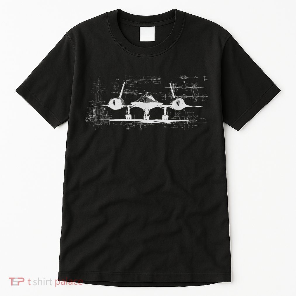 SR71 Blackbird Cold War Recon Plane Tall T-Shirt