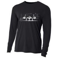 SR71 Blackbird Cold War Recon Plane Cooling Performance Long Sleeve Crew