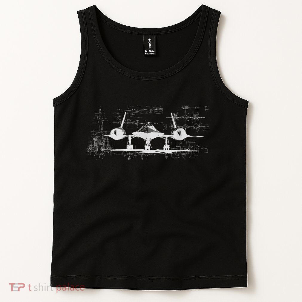 SR71 Blackbird Cold War Recon Plane Tank Top