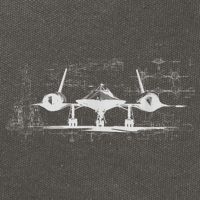 SR71 Blackbird Cold War Recon Plane Cotton Canvas Backpack