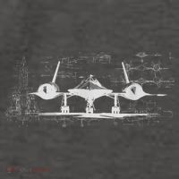 SR71 Blackbird Cold War Recon Plane Vector Backpack