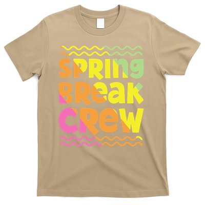 Spring Break Crew Retro Groovy 2025 T-Shirt