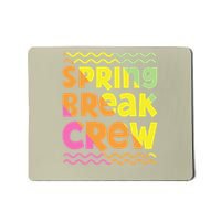 Spring Break Crew Retro Groovy 2025 Mousepad