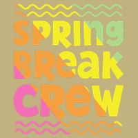 Spring Break Crew Retro Groovy 2025 Mousepad