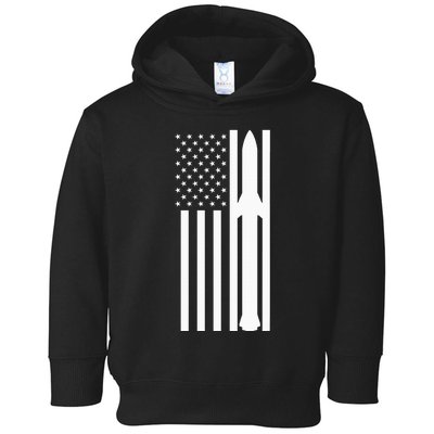 Starship Boca Chica Starbase A American Flag Toddler Hoodie