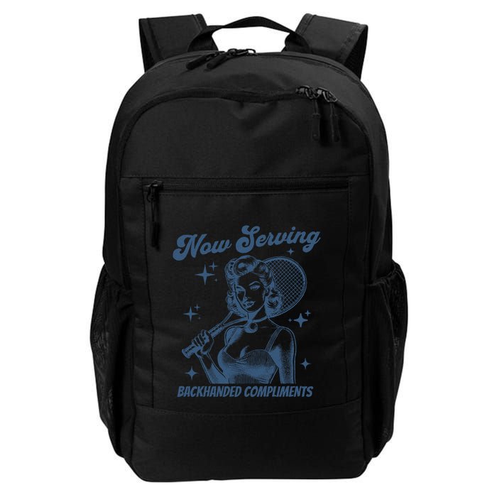 Serving Backhanded Compliments Retro Daily Commute Backpack