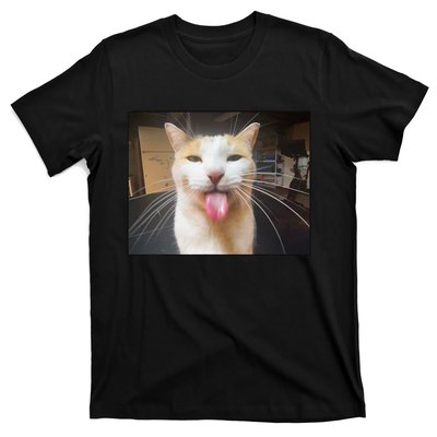 Silly Bleh Cat Meme T-Shirt