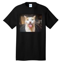 Silly Bleh Cat Meme Tall T-Shirt