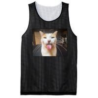 Silly Bleh Cat Meme Mesh Reversible Basketball Jersey Tank