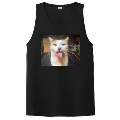 Silly Bleh Cat Meme PosiCharge Competitor Tank