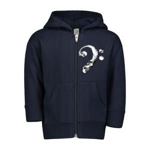 Skull Bass Clef Bass Player Musican Music Lover Guitar Toddler Zip Fleece Hoodie