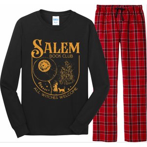 Salem Book Club Bookish library for book nerds bookworms Long Sleeve Pajama Set