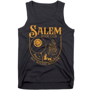 Salem Book Club Bookish library for book nerds bookworms Tank Top