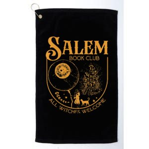 Salem Book Club Bookish library for book nerds bookworms Platinum Collection Golf Towel