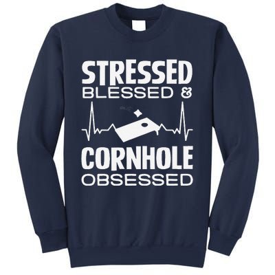 Stressed Blessed & Cornhole Obsessed Sweatshirt