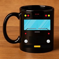 School Bus Costume Simple Halloween Costume Easy Oufit 11oz C Handle Ceramic Mug