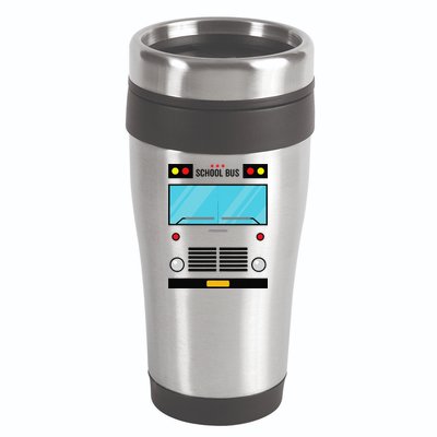 School Bus Costume Simple Halloween Costume Easy Oufit 16oz Travel Tumbler