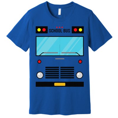 School Bus Costume Simple Halloween Costume Easy Oufit Premium T-Shirt