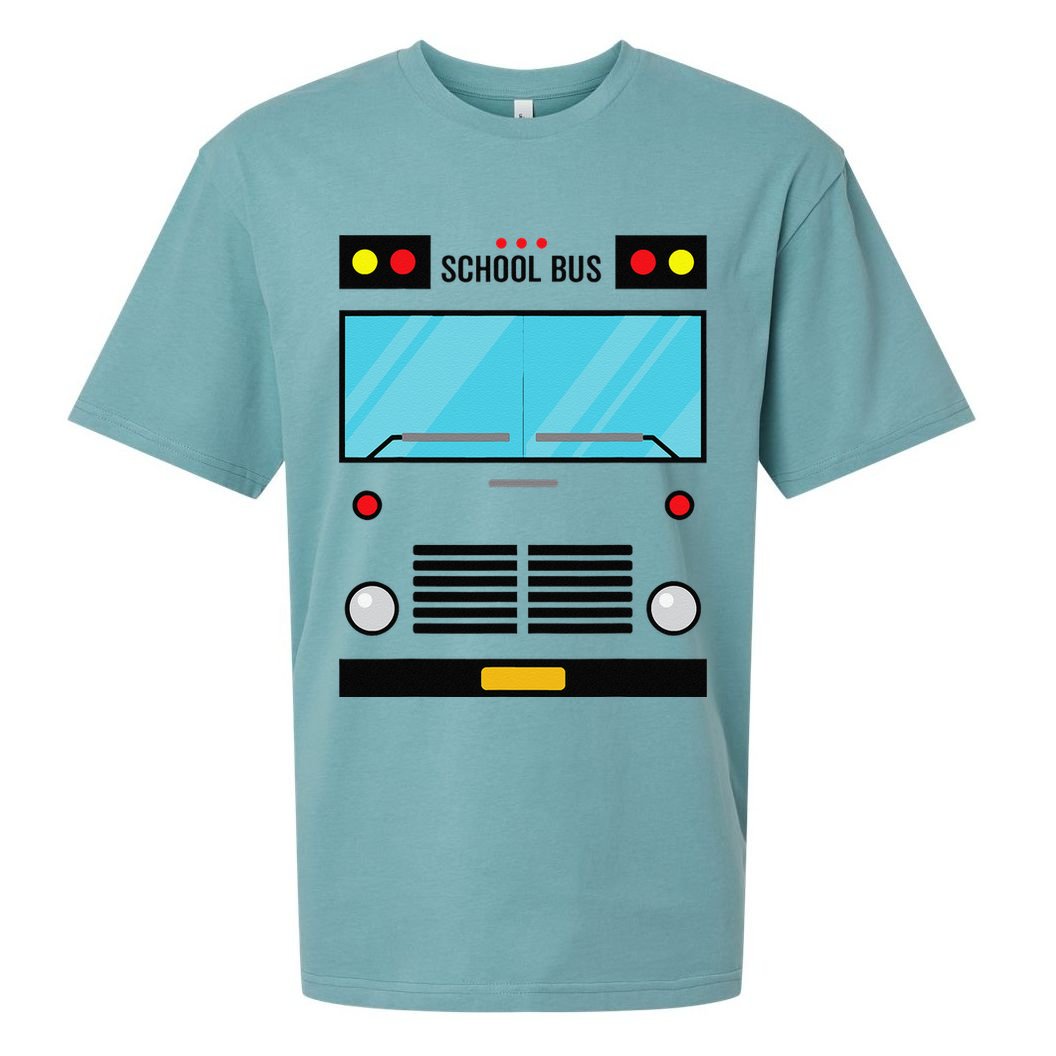 School Bus Costume Simple Halloween Costume Easy Oufit Sueded Cloud Jersey T-Shirt