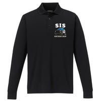 Sis Birthday Crew Police Car Policeman Officer Sister Performance Long Sleeve Polo