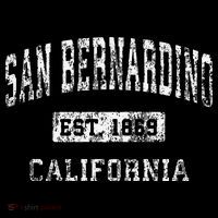 San Bernardino California Ca Vintage Established Tall T-Shirt