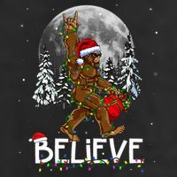 Santa Bigfoot Christmas Sasquatch Believe 11oz C Handle Ceramic Mug