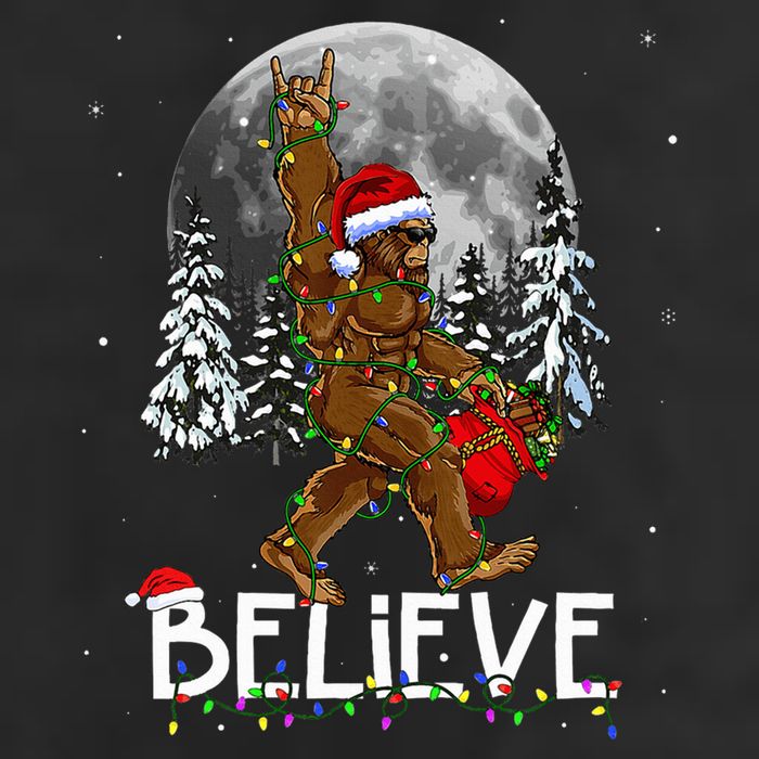 Santa Bigfoot Christmas Sasquatch Believe 11oz C Handle Ceramic Mug
