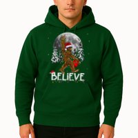 Santa Bigfoot Christmas Sasquatch Believe Hoodie