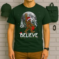 Santa Bigfoot Christmas Sasquatch Believe T-Shirt
